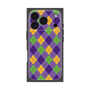 プレミアムスクエアケース［ Argyle - Purple ］