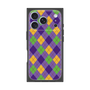 プレミアムスクエアケース［ Argyle - Purple ］