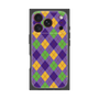 プレミアムスクエアケース［ Argyle - Purple ］