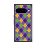 プレミアムスクエアケース［ Argyle - Purple ］