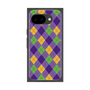 プレミアムスクエアケース［ Argyle - Purple ］