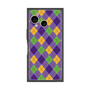 プレミアムスクエアケース［ Argyle - Purple ］