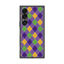 プレミアムスクエアケース［ Argyle - Purple ］