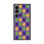 プレミアムスクエアケース［ Argyle - Purple ］