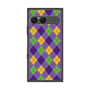 プレミアムスクエアケース［ Argyle - Purple ］