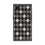 プレミアムスクエアケース［ Argyle - Black ］