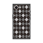 プレミアムスクエアケース［ Argyle - Black ］