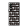 プレミアムスクエアケース［ Argyle - Black ］