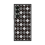 プレミアムスクエアケース［ Argyle - Black ］