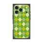 プレミアムスクエアケース［ Argyle - Green ］