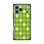 プレミアムスクエアケース［ Argyle - Green ］
