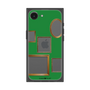 プレミアムスクエアケース［ Photo Frames - Green ］
