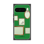 プレミアムスクエアケース［ Photo Frames - Green ］