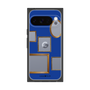 プレミアムスクエアケース［ Photo Frames - Blue ］
