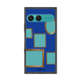 プレミアムスクエアケース［ Photo Frames - Blue ］