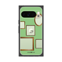 プレミアムスクエアケース［ Photo Frames - Light Green ］