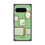プレミアムスクエアケース［ Photo Frames - Light Green ］