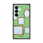 プレミアムスクエアケース［ Photo Frames - Light Green ］