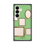 プレミアムスクエアケース［ Photo Frames - Light Green ］