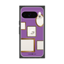 プレミアムスクエアケース［ Photo Frames - Purple ］