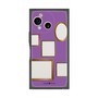 プレミアムスクエアケース［ Photo Frames - Purple ］