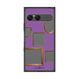 プレミアムスクエアケース［ Photo Frames - Purple ］