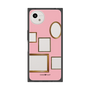 プレミアムスクエアケース［ Photo Frames - Pink ］
