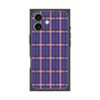 プレミアムスクエアケース［ Tartan Check - Purple ］