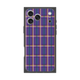プレミアムスクエアケース［ Tartan Check - Purple ］