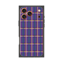 プレミアムスクエアケース［ Tartan Check - Purple ］