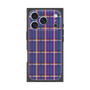 プレミアムスクエアケース［ Tartan Check - Purple ］