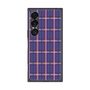 プレミアムスクエアケース［ Tartan Check - Purple ］
