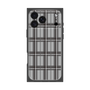 プレミアムスクエアケース［ Tartan Check - Gray ］