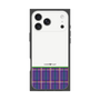 プレミアムスクエアケース［ CASEPLAY Tartan Check - Purple ］