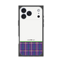 プレミアムスクエアケース［ CASEPLAY Tartan Check - Purple ］