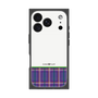 プレミアムスクエアケース［ CASEPLAY Tartan Check - Purple ］