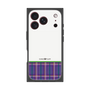 プレミアムスクエアケース［ CASEPLAY Tartan Check - Purple ］