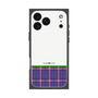 プレミアムスクエアケース［ CASEPLAY Tartan Check - Purple ］