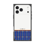 プレミアムスクエアケース［ CASEPLAY Tartan Check - Blue ］