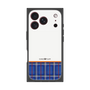 プレミアムスクエアケース［ CASEPLAY Tartan Check - Blue ］