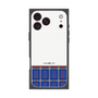 プレミアムスクエアケース［ CASEPLAY Tartan Check - Blue ］
