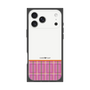 プレミアムスクエアケース［ CASEPLAY Tartan Check - Pink ］