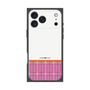 プレミアムスクエアケース［ CASEPLAY Tartan Check - Pink ］