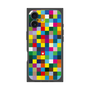 プレミアムスクエアケース［ CASEPLAY Rainbow Check ］