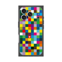 プレミアムスクエアケース［ CASEPLAY Rainbow Check ］