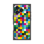 プレミアムスクエアケース［ CASEPLAY Rainbow Check ］