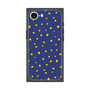 プレミアムスクエアケース［ Drawing Dot - Navy ］