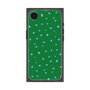 プレミアムスクエアケース［ Drawing Dot - Green ］