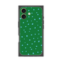 プレミアムスクエアケース［ Drawing Dot - Green ］