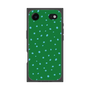 プレミアムスクエアケース［ Drawing Dot - Green ］